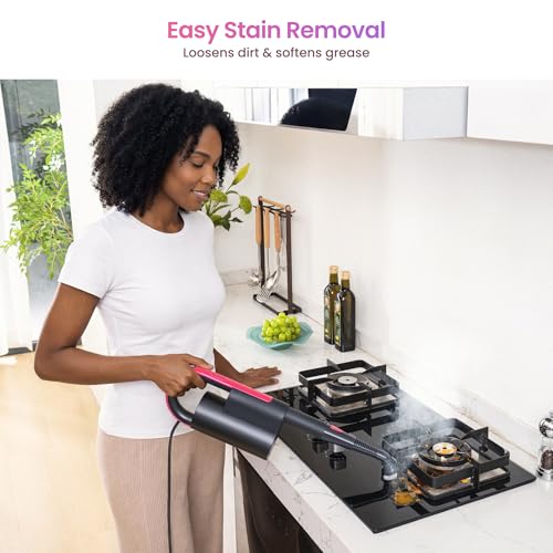 Schenley Steam Mop for Hard Floors - Fast Heat-Up, 3 Steam Modes, Detachable Handheld Steamer