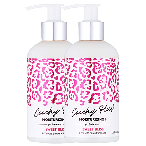 Intimate Shaving Cream 2-Pack - Moisturizing, Razor Burn & Ingrown Hair Care