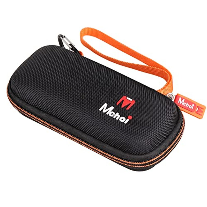 Mchoi Hard Carrying Case Fits for Gillette Fusion5 Men¡¯s Razor & Proglide Shield Men's Razor, Case Only (Black, Orange)