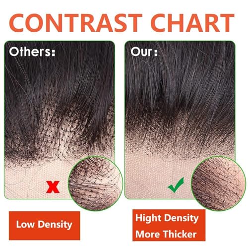 20 Inch Deep Wave Lace Frontal Closure 13x4 Ear to Ear Virgin Human Hair - Pre Plucked, Bleached Knots, 180% Density