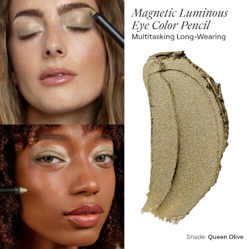 Nudestix Magnetic Luminous Eye Color Queen Olive 4-in-1 Cream Eyeshadow Stick