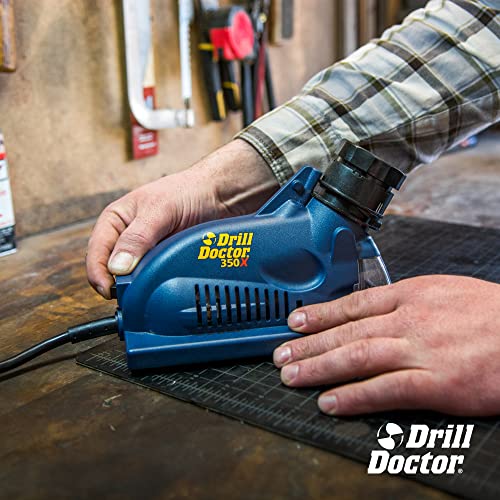 Drill Doctor DD350X Drill Bit Sharpener - Pack of 1, Professional Drill & Light Metal Sharpening