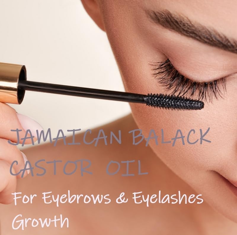 Jamaican Black Castor Oil 16oz Organic Cold Pressed Unrefined Hair & Skin Treatment - Rich in Vitamin E & Omega Fatty Acids