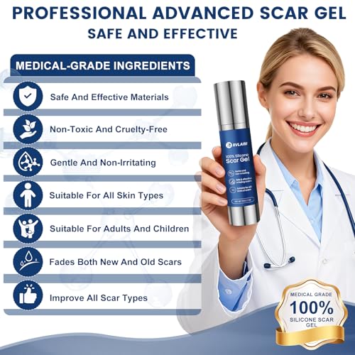 Silicone Scar Gel for Old & New Scars - 50ML Advanced Scar Removal Treatment