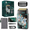 Dual Flexing Foil Shaver for Bald Men with 3-Speed Wet Dry Waterproof