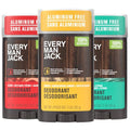 Every Man Jack Aluminum Free Deodorant 3-Pack Men’s Assorted Scents - Woodsy & Fresh
