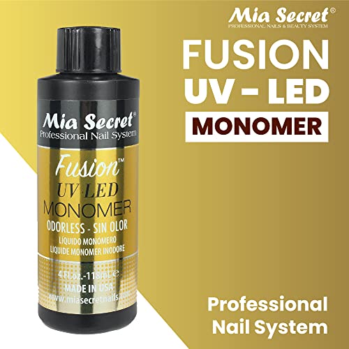 Mia Secret ODORLESS FUSION UV LED MONOMER 2oz / 4oz (FUSION ODORLESS 4oz)