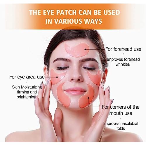 Vitamin C Serum for face and Under Eye Patches, 5 in 1 Anti aging Face Serum, Dark Circles and Pufffy Eyes (Bundle Offer)