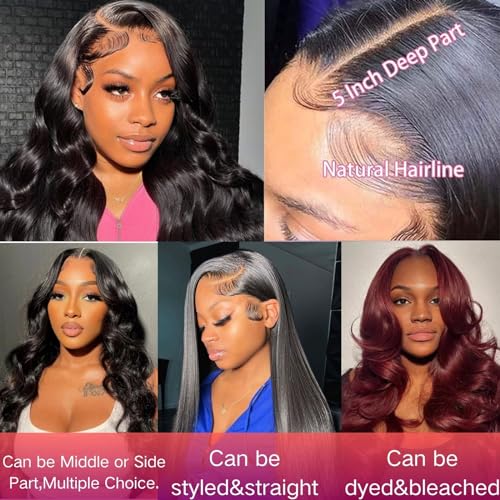 5x5 Body Wave Lace Closure 10 Inch - Virgin Remy Human Hair for Black Women