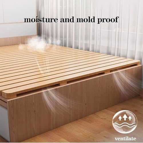 G-Twin Foldable Tatami Bed Frame - Solid Pine, Breathable & Moisture-Resistant