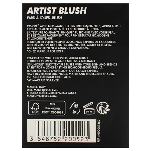 Artist Blush - B360 Hot Lava by Make Up For Ever for Women - 0.14 oz Blush