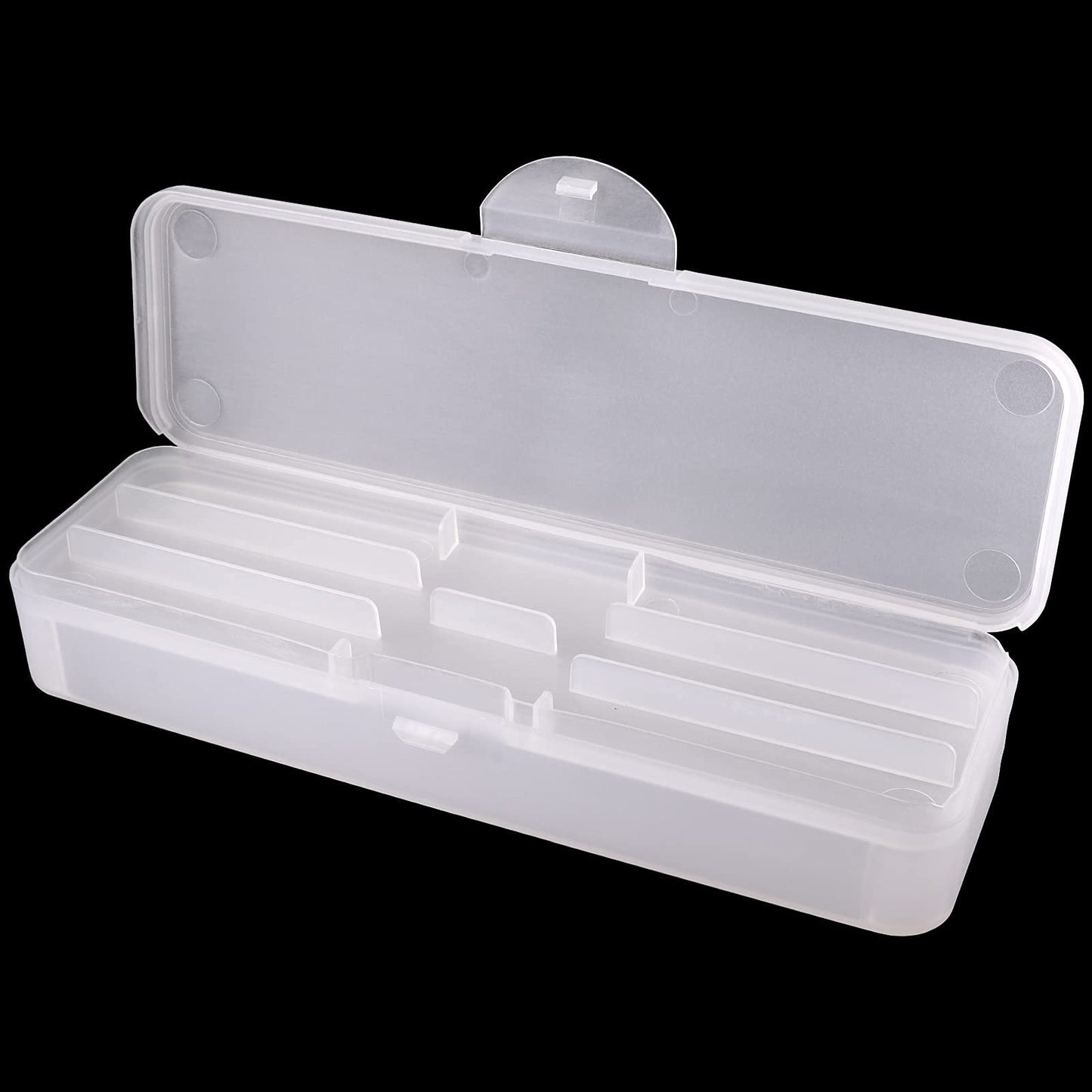 Beauticom Double-Layer Personal Storage Storage Case for Professional Nail Art Pens, Nail Brush, Tools (Frosted White)