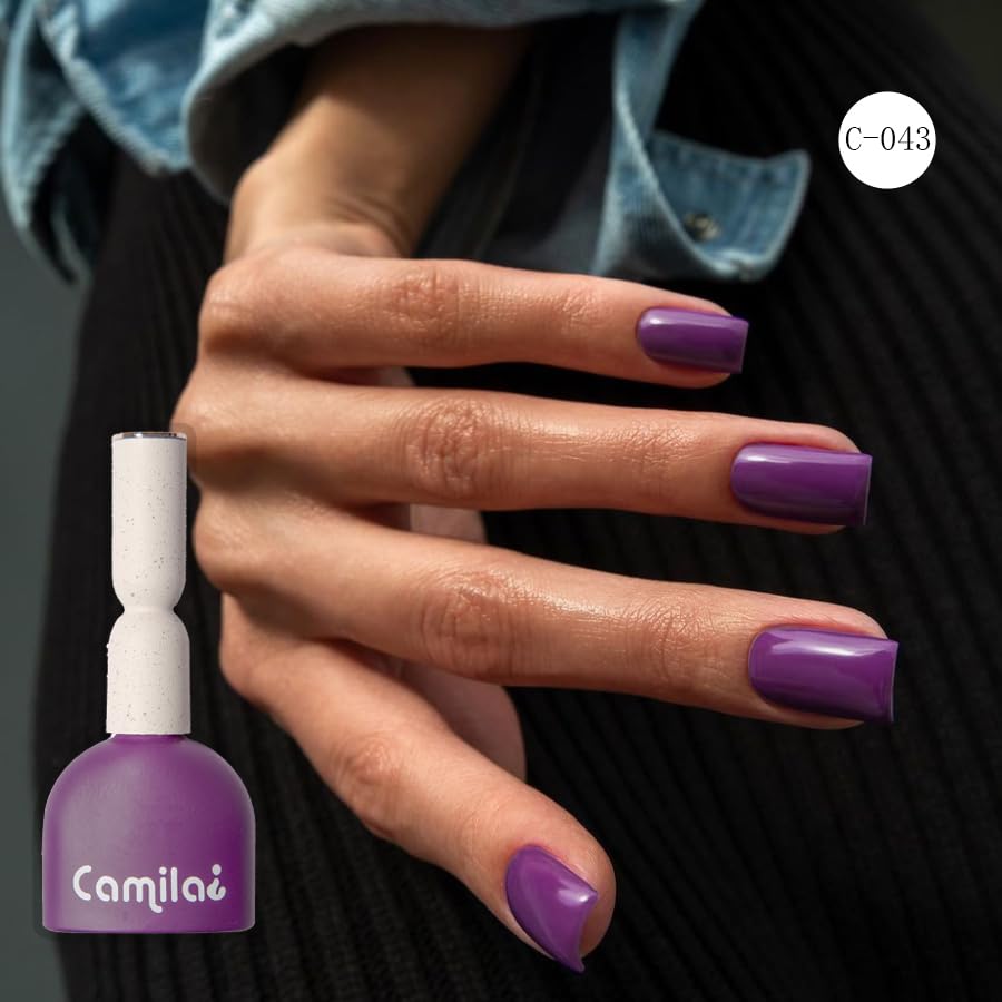 CAMILA ¿ 6pcs 15ml Gel Polish Set Red Pink Nude Green Yellow Gel Nail Polish Kit Soak Off Gel Polish Gift For Women