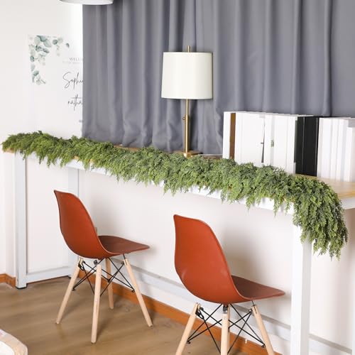 18ft Artificial Cedar Garland - Realistic Holiday Christmas Decor
