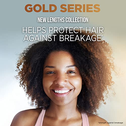 Pantene Gold Series New Lengths Root Stimulating Shampoo with Apricot Oil & Green Tea, for Natural, Textured, Curly, and Coily Hair, Sulfate-Free, Paraben Free, 8.5 Fl Oz (Pack of 2)