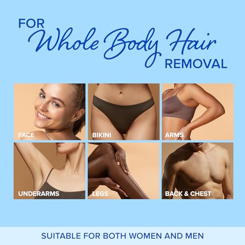 MAREE Hard Wax Beads - Hair Removal Kit with Marine Collagen Shea Butter & Aloe Vera - Body & Bikini - For Sensitive Skin - 450G