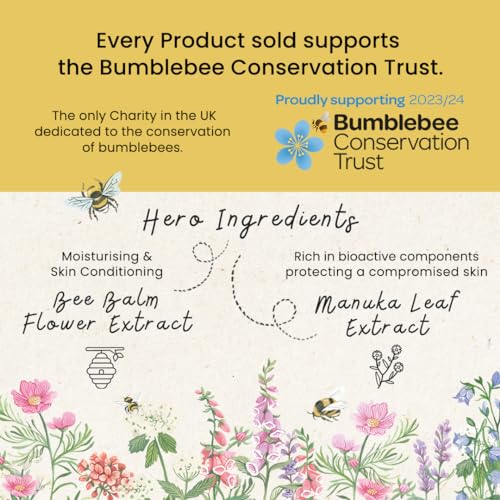 Heathcote & Ivory Vegan Honey-Free Hand Cream in Bee Tin - 3.4oz