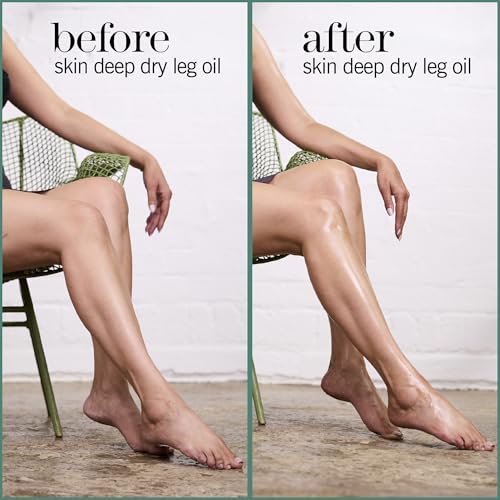 THISWORKS Skin Deep Dry Leg Oil 5 fl oz | Natural Body Oil with 19 Essential & Plant Oils
