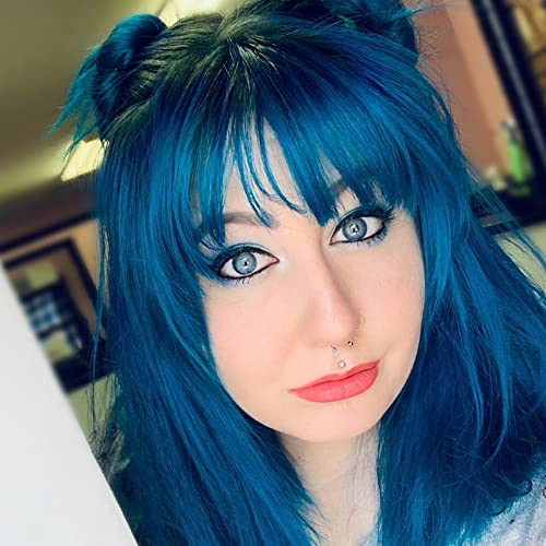 MANIC PANIC Atomic Turquoise Hair Dye Bundle with Voodoo Blue Hair Dye