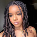 Physka 8 Inch 30 Strands Dreadlock Extensions - 0.6cm Natural Color, Handmade, Curable & Bleachable, Model: 8inch/30 strands/0.6cm#1B