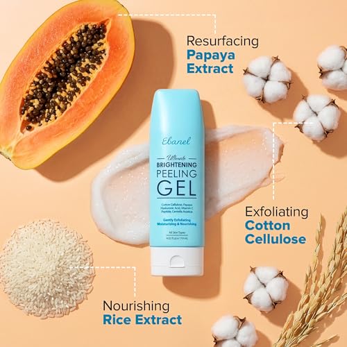 Brightening Peeling Gel with Rice Papaya & Hyaluronic Acid - 4.02 Fl Oz 2 Pack