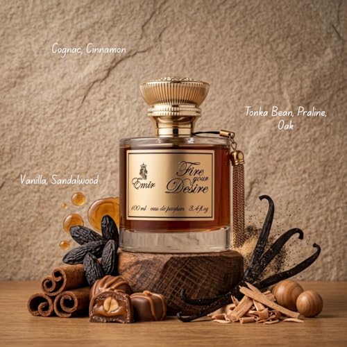 Paris Corner Fire Your Desire Emir Eau de Parfum 100ml - Vanilla Amber