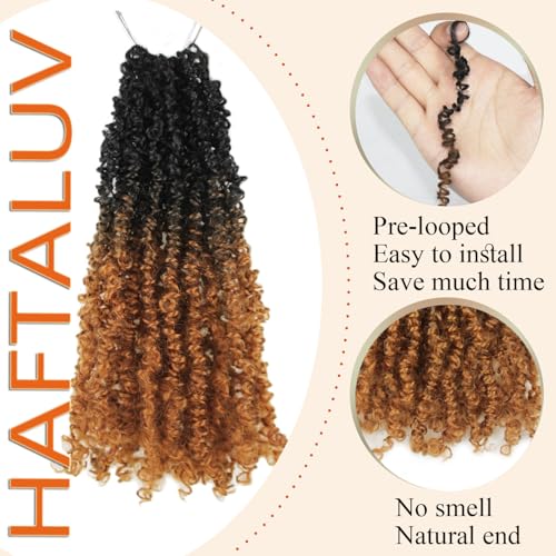 Yanky Twist Crochet Hair 16 Inch Pack of 9 T30 Micro Yaki Twist Synthetic Extensions