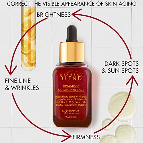 Vitamin C Facial Serum with Hyaluronic Acid & Rose Hip - 1.02 Fl Oz - Pack of 1