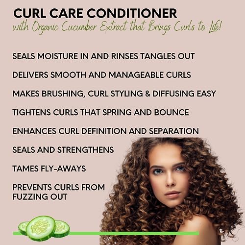 Curl Conditioner for Natural Hydration & Frizz Control - 17 oz