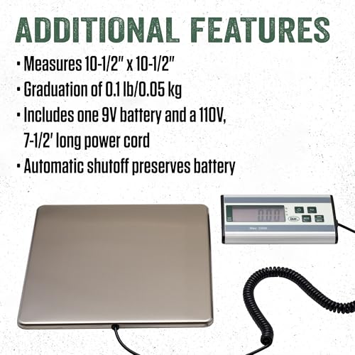 Digital Kitchen Scale 330 lb Stainless Steel Weighing Scale - OS / Weigh Scale