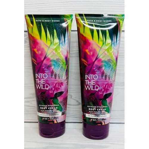 Bath & Body Works Into the Wild Ultimate Hydration Body Cream 8 Ounces Pack of 2