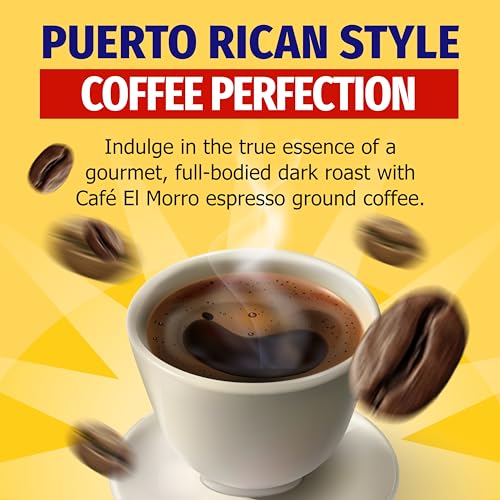 Premium Ground Coffee - Puerto Rican Style Espresso, 8.8 oz Pack of 24 - Dark Roast Coffee