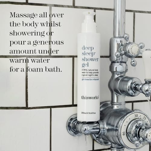 THISWORKS deep sleep shower gel: Calms the Mind and Protects the Skin, 8.4 fl oz (250ml)
