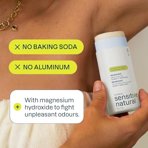 BIO SPECTRA ATTITUDE Unscented Baking Soda Free Deodorant for Sensitive Skin - 3 Ounces, Pack of 1