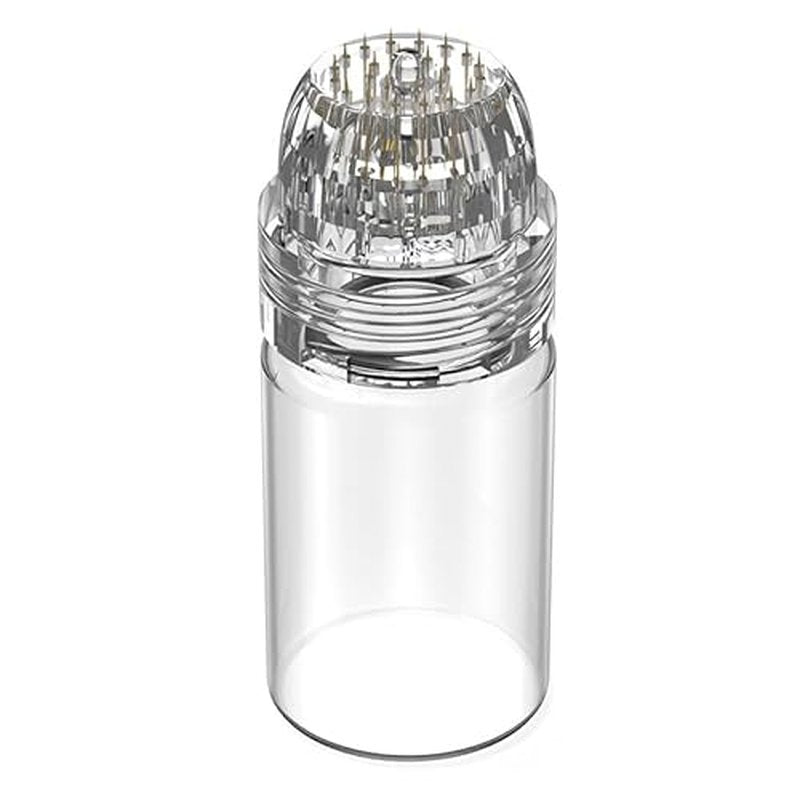 Hydra Microneedle Stamp ? Derma Roller Stamp With 5ml Refillable Applicator for Face Serum ? Skin Care Tools for Men and Women