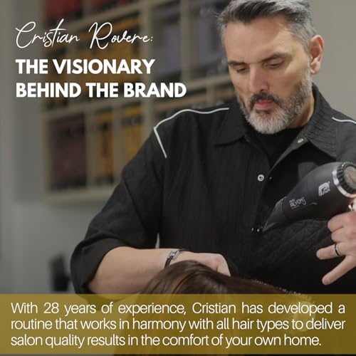 Cristian Rovere Signature Collagen & Argan Oil Hair Conditioner - Sulfate & Paraben Free, All Hair Types, 10 Fl Oz