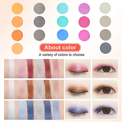 JasCherry 148-Color Shadow Palette with 60 Matte + 82 Shimmer Shades + 3 Blush/3 Brow Kit