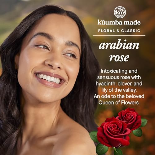 Kuumba Made Arabian Rose Fragrance Oil, Long-Lasting Small-Batch Perfume Roller, Vegan, Alcohol-Free, 0.5 oz