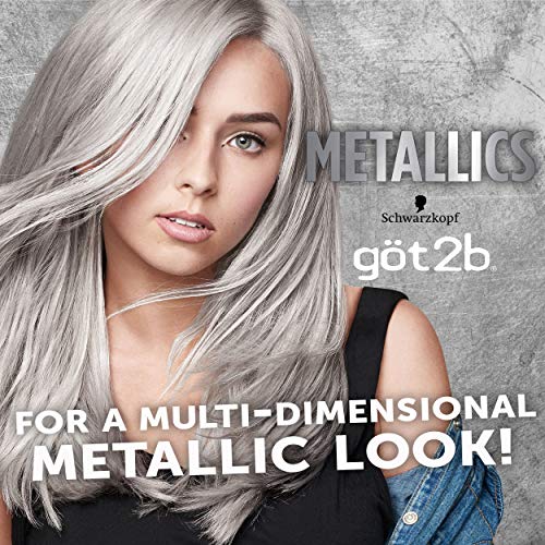 Got2B Metallics Permanent Hair Color Duo - Dusty Silver & Silver