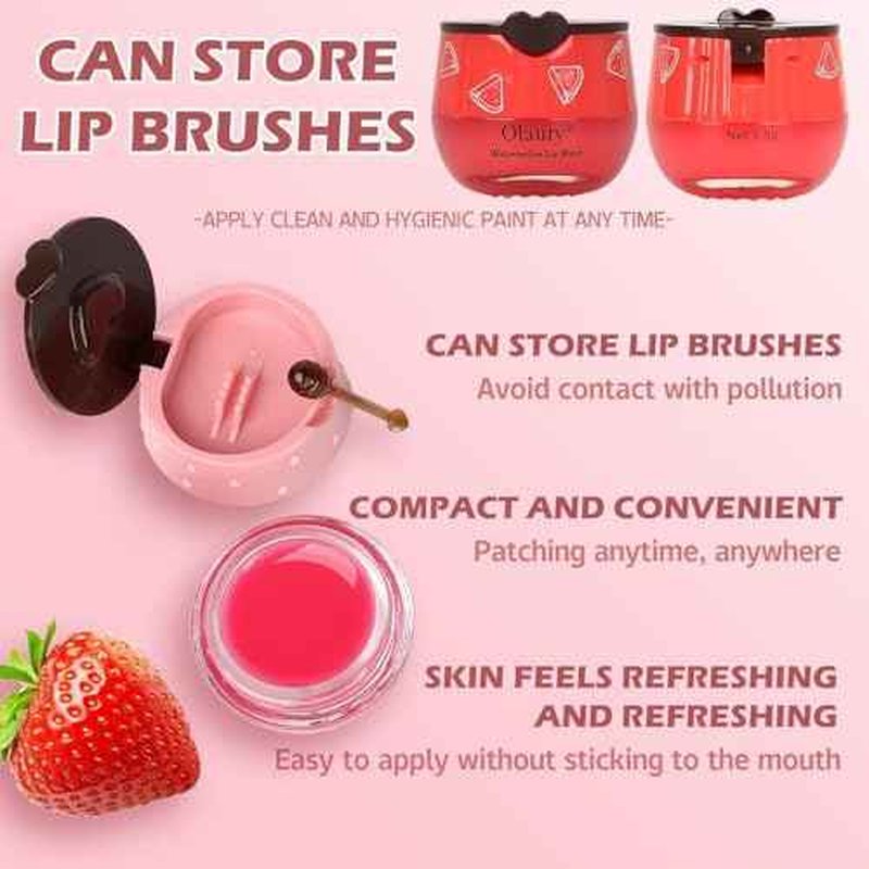 6 PCS Bee Lip Balm Honey Pot, Moisturising Sleep Lip Mask to Reduce Lip Lines, Propolis Lip Mask Overnight Hydrating Lip Balm with Stick for Dry, Chapped & Cracked Lips