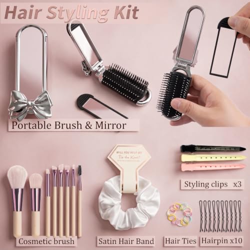YouxuanAio White Wedding Emergency Kit for Bride - 40+ Essentials Bridal Survival Set