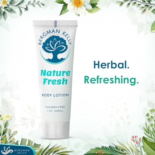 Bergman Kelly Travel Size Lotion 1 fl oz Pack of 100 - Nature Fresh Scent, TSA Approved