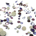 Swarovski Flatbacks No-Hotfix Rhinestones Purple Mix SS5-SS30 144 pcs