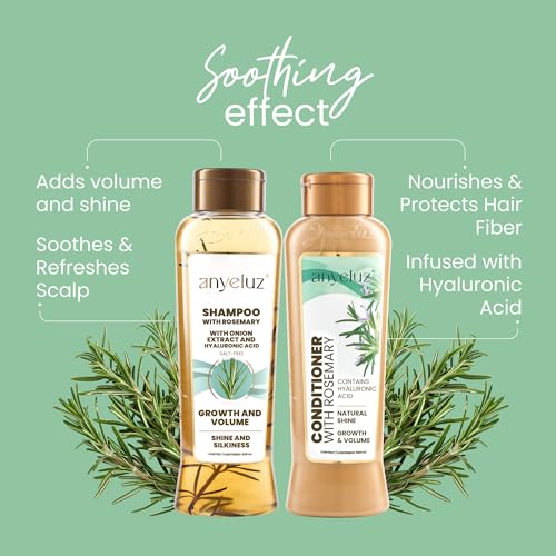 Rosemary Shampoo & Conditioner Duo with Hyaluronic Acid - Refreshing 2-Pack