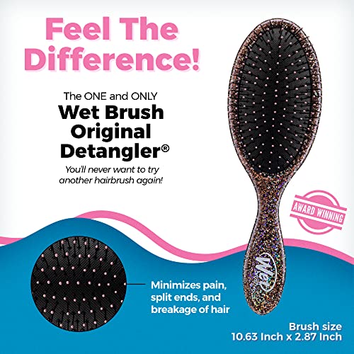 Wet Brush Original Detangler Brush - Shimmering Sky, Fantastic Dusk - All Hair Types - Ultra-Soft Intelliflex Bristles Glide Through Tangles With Ease - Pain-Free Comb For Men, Women, Boys And Girls