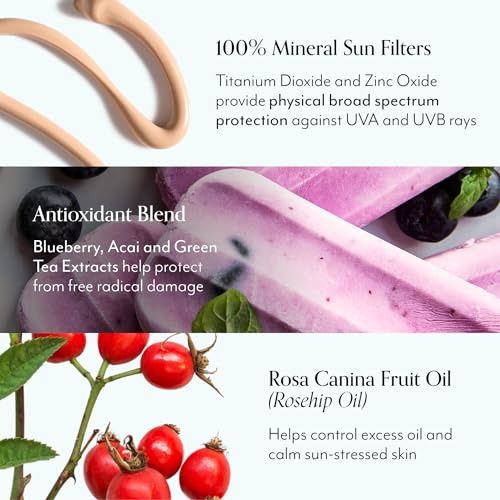 Bliss Block Star SPF 30 Invisible Daily Tinted Sunscreen with Zinc Oxide, Sunscreen & Makeup Primer + Grapefruit & Aloe Body Butter, Maximum Moisture Cream for Dry Skin
