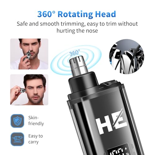 Cordless Hair Clippers & Trimmer Kit for Men - Professional Grooming Set with Digital Display