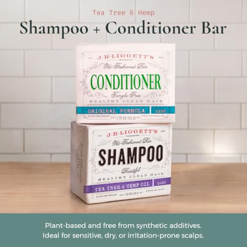 Plastic-Free Shampoo & Conditioner Bar Set - All-Natural Hair Care 3-Pack