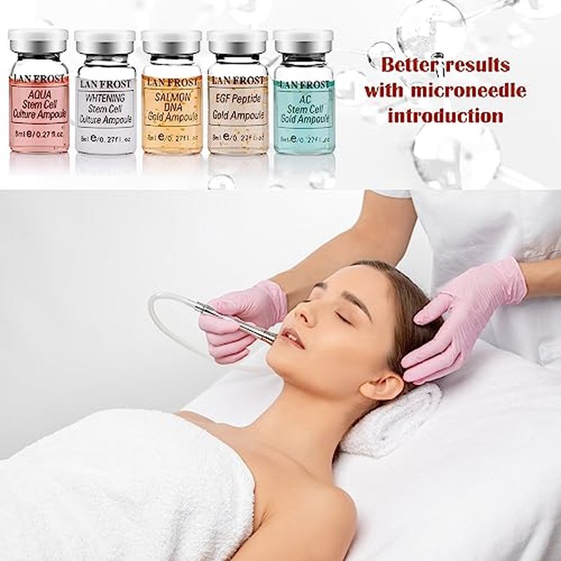 Facial Glow Starter Kit Serum Essence Skin Care Set 0.27oz 6 Vials, Skin Care Serum for Face BB Radiance Facial Kit