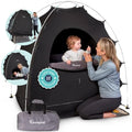 Hiccapop Blackout Tent for Pack and Play - Graphite Black, Blocks 99% Light